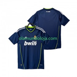 Camisola Real Madrid Retro Homem Equipamento Segundo 2011 2010 Manga Curta